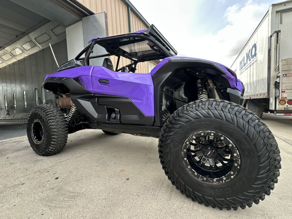 Purple Kawasaki Teryx KRX side-by-side finished with AeroArmor Paint Shield at Patriots RV Services in Krum, Texas