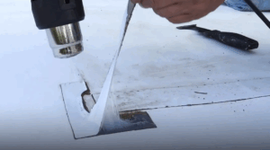 Repairing a tear in your RV roof