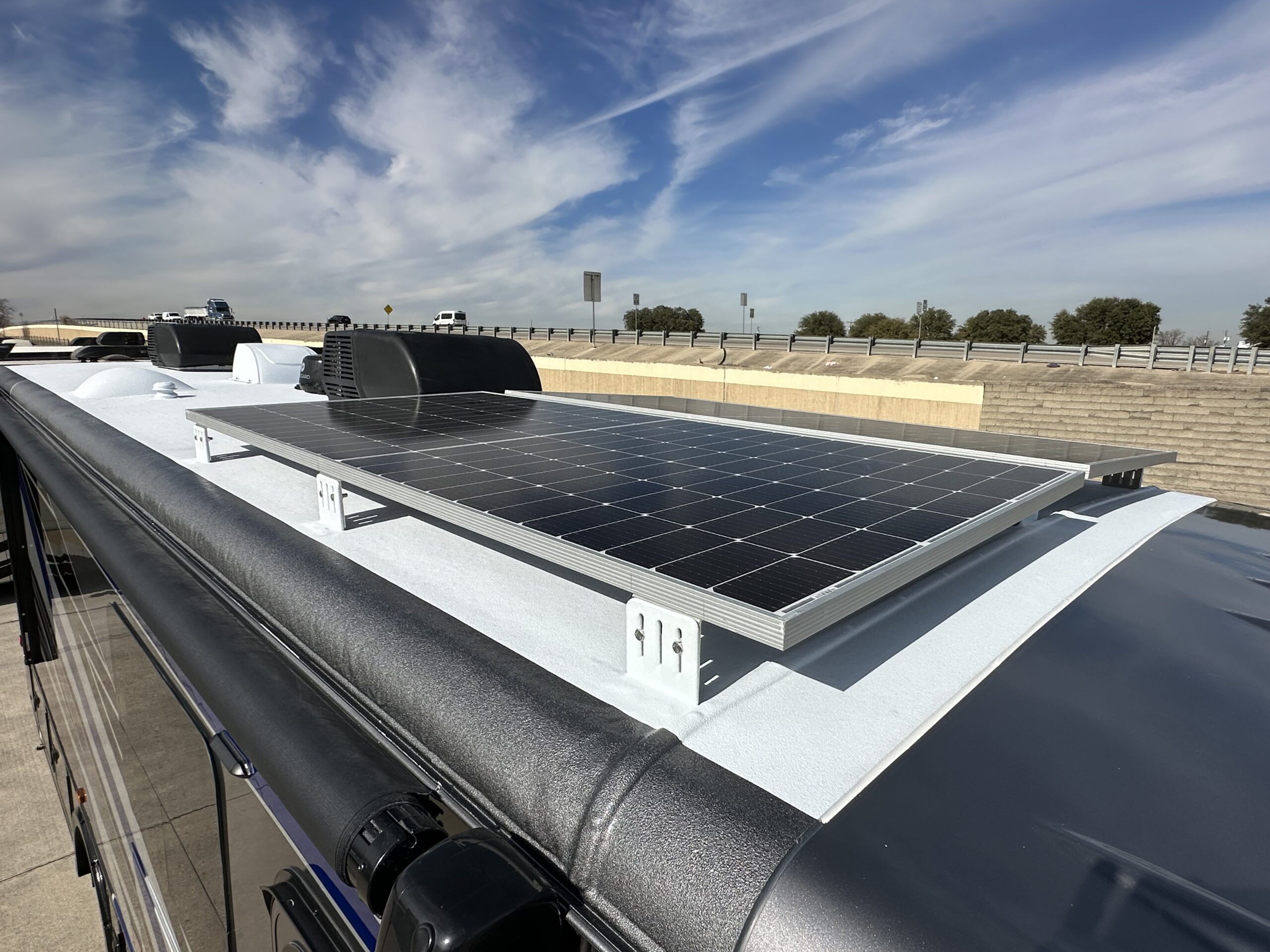 Solar Starter Package installation by Patriots RV Services